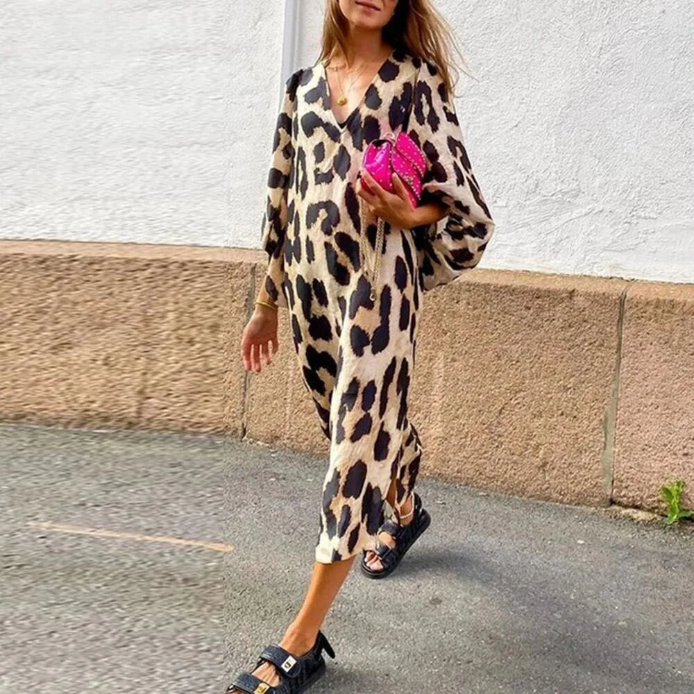 Lisa  - Leoparddruck Kleid