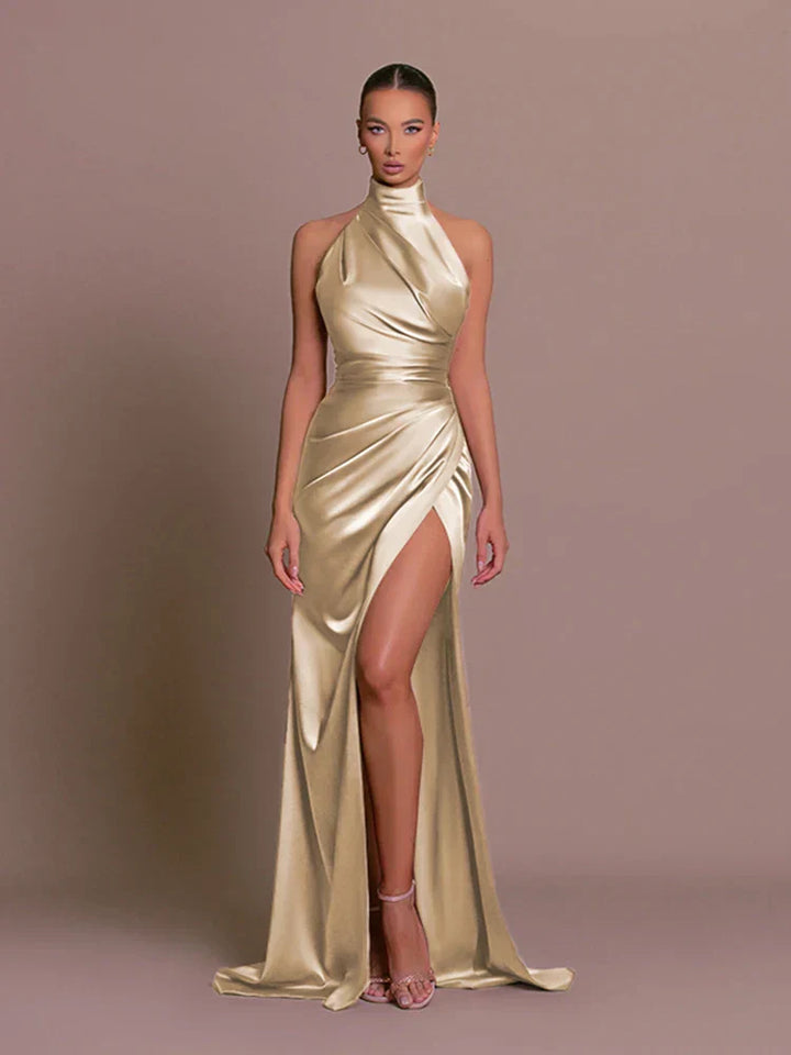 Cleo | Elegantes Kleid mit Schlitz