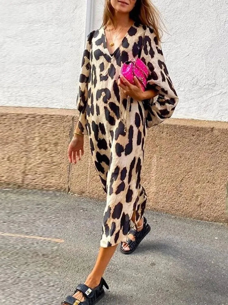 Lisa  - Leoparddruck Kleid