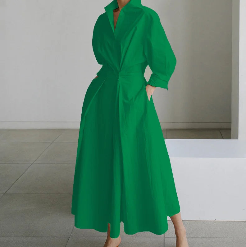 Lesley | Kleid Langarm Dot Print