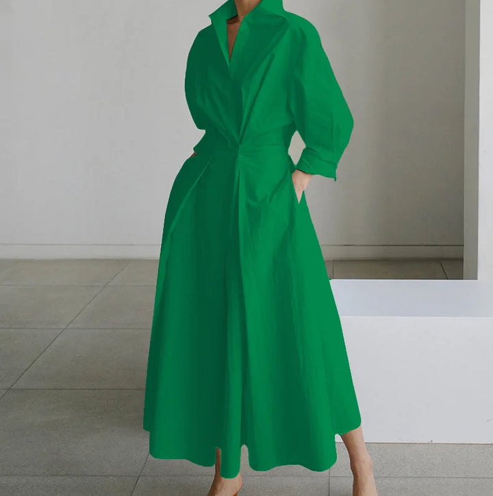 Lesley | Kleid Langarm Dot Print