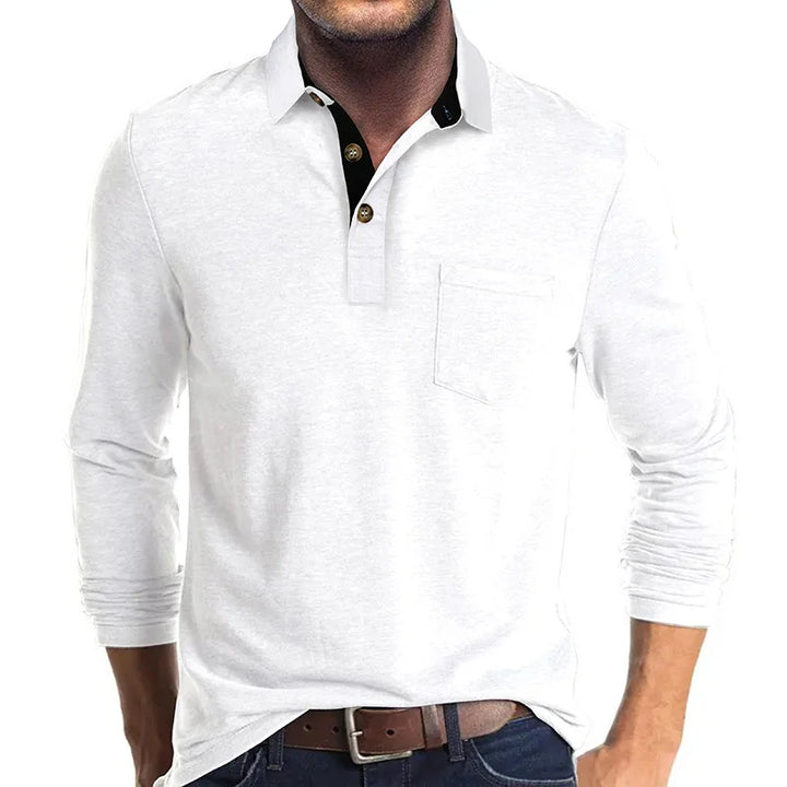 Baldur | Herren Langarmshirt in Unifarbe