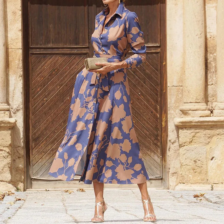 Lessa - Elegantes Kleid mit V-Ausschnitt