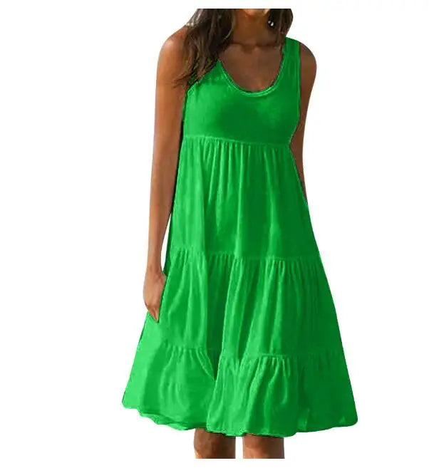 Zita | Boho ärmelloses Minikleid