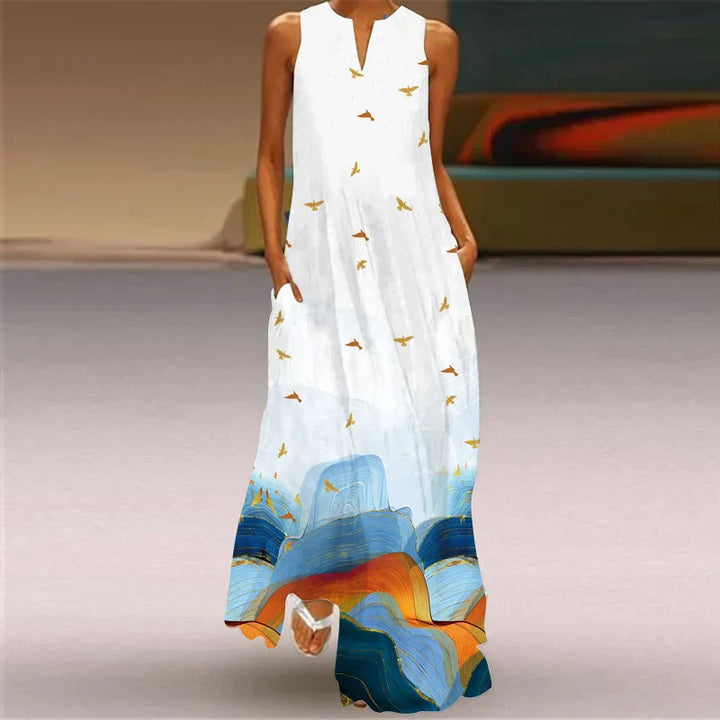 Aurelia™ Schmetterlingsblüten A-Linien-Kleid