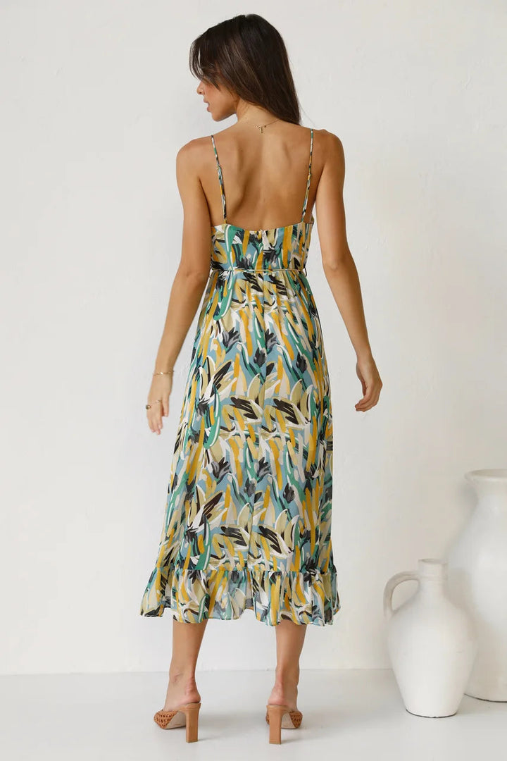 Rosea bedrucktes Kleid