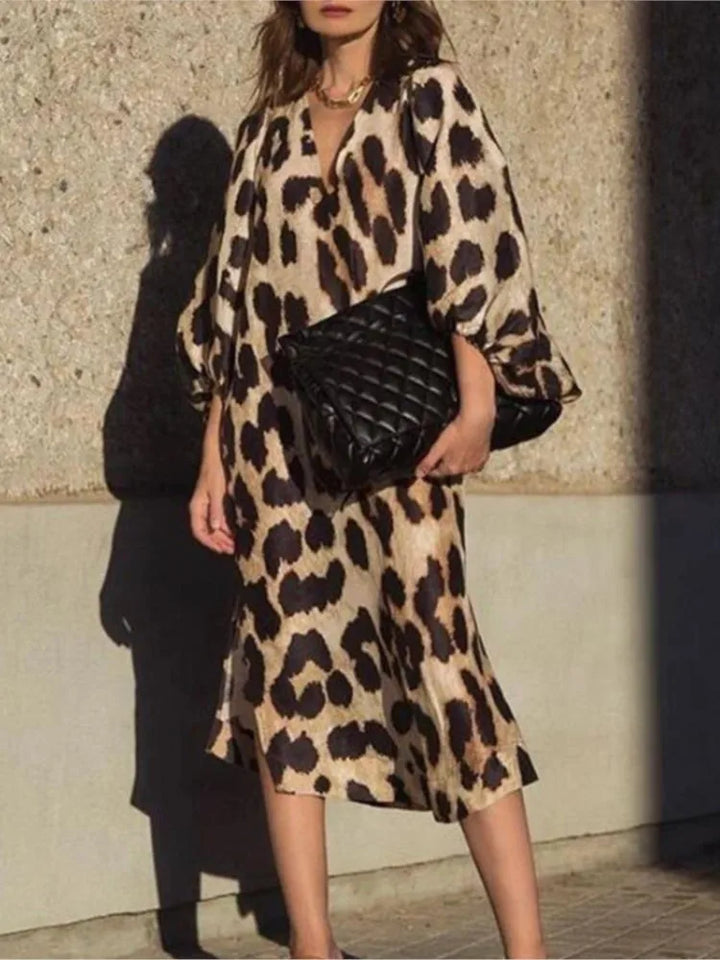 Lisa  - Leoparddruck Kleid