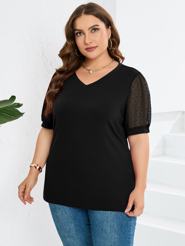 Rhianna | Elegantes Puffärmel-Top