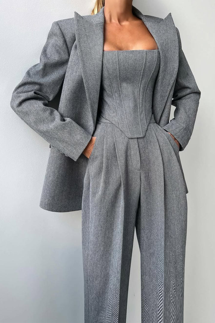 Dolce - Dreiteiliges Set mit Doppeljacke