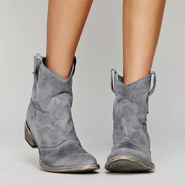 Emily™ – Lederstiefel für Knöchel