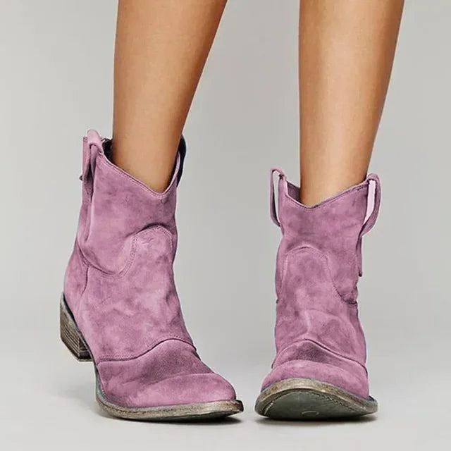 Emily™ – Lederstiefel für Knöchel