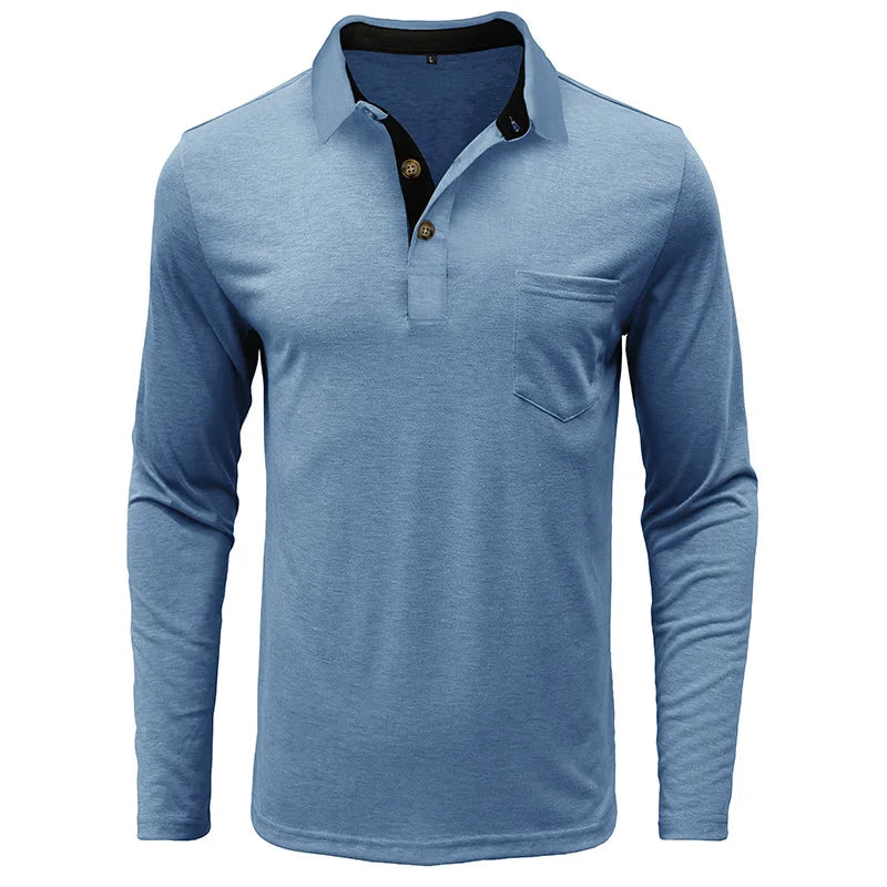 Baldur | Herren Langarmshirt in Unifarbe