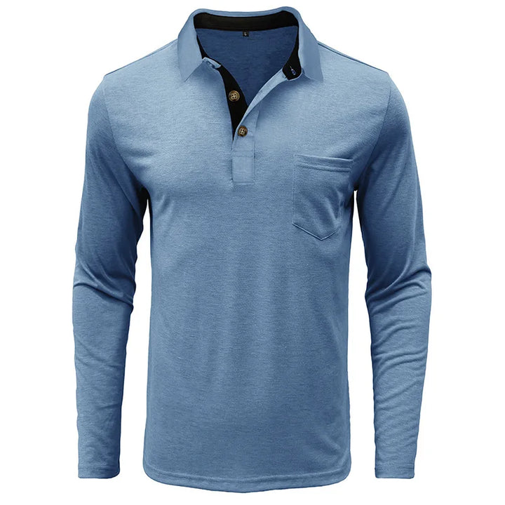 Baldur | Herren Langarmshirt in Unifarbe
