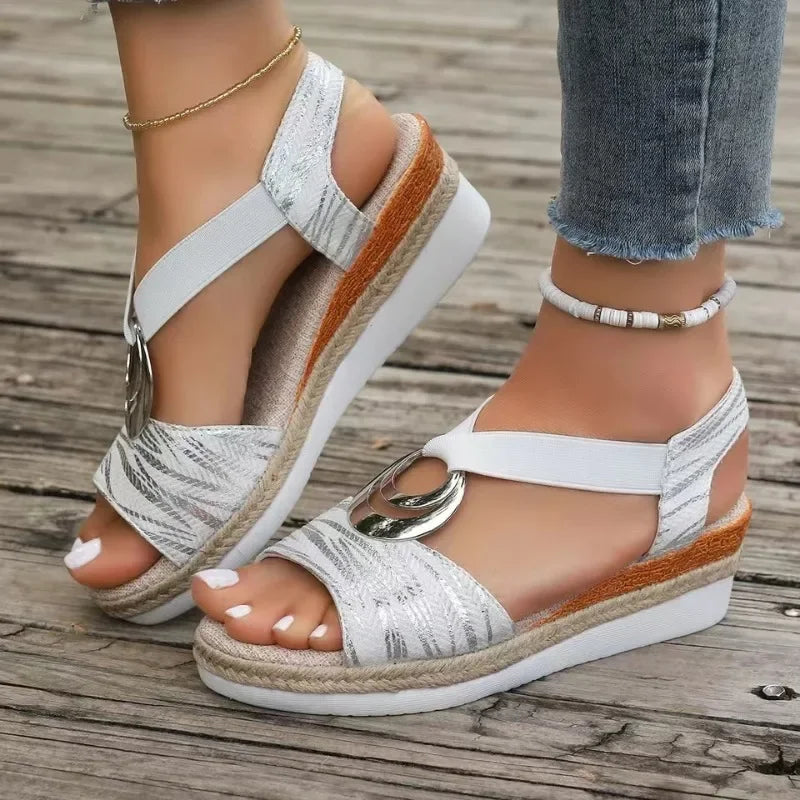 Rosa - Elegante Orthopädische Sandalen