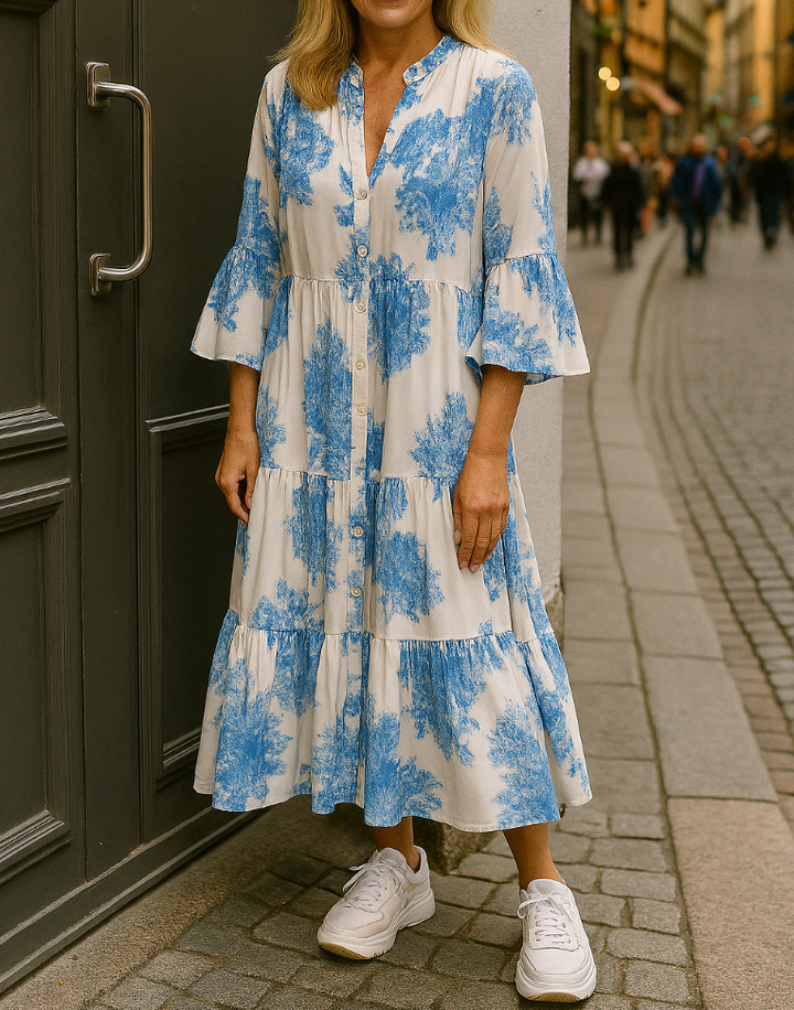 Carina | Elegantes Blumen-Kleid