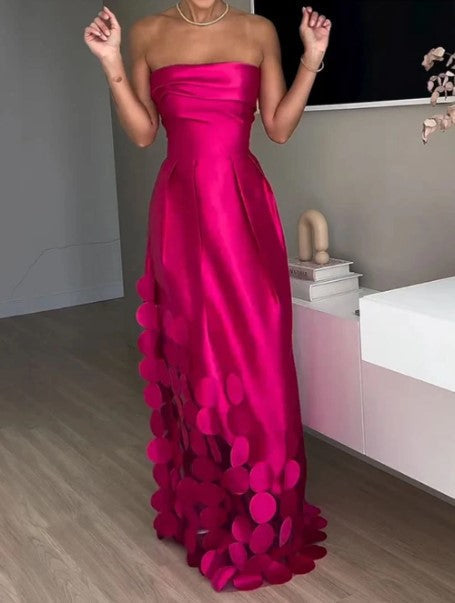 Coraline - Langes Schößchen-Kleid