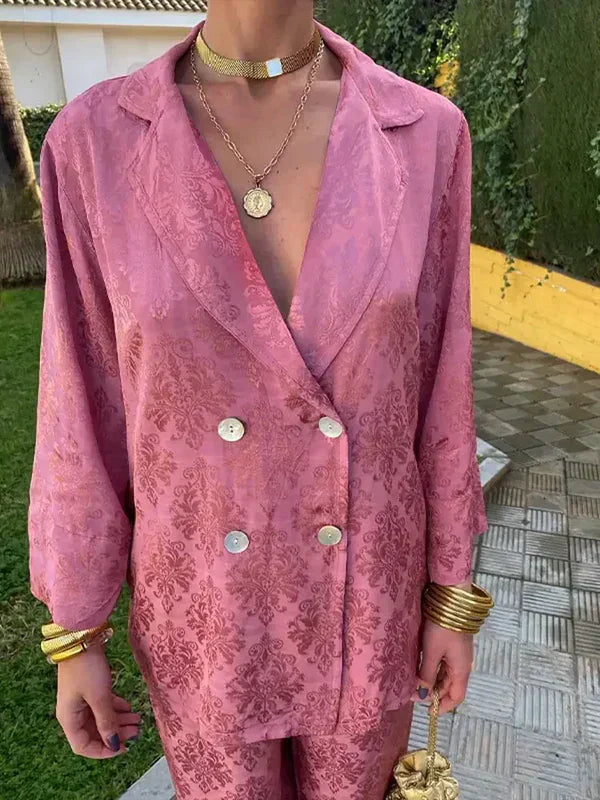 Eloise | Eleganter Jacquard-Blazer