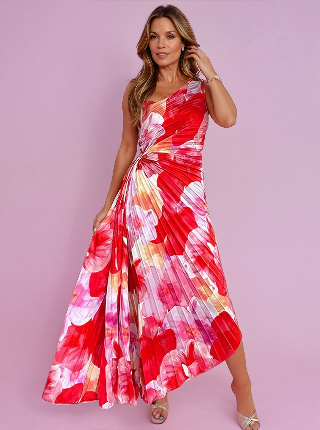 Katie | Plissiertes Sommerkleid (Fast ausverkauft)