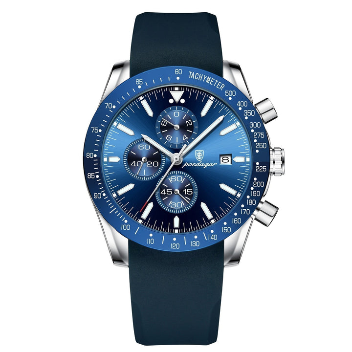 van Baerle- Strahlendes Datum Chronograph Uhr