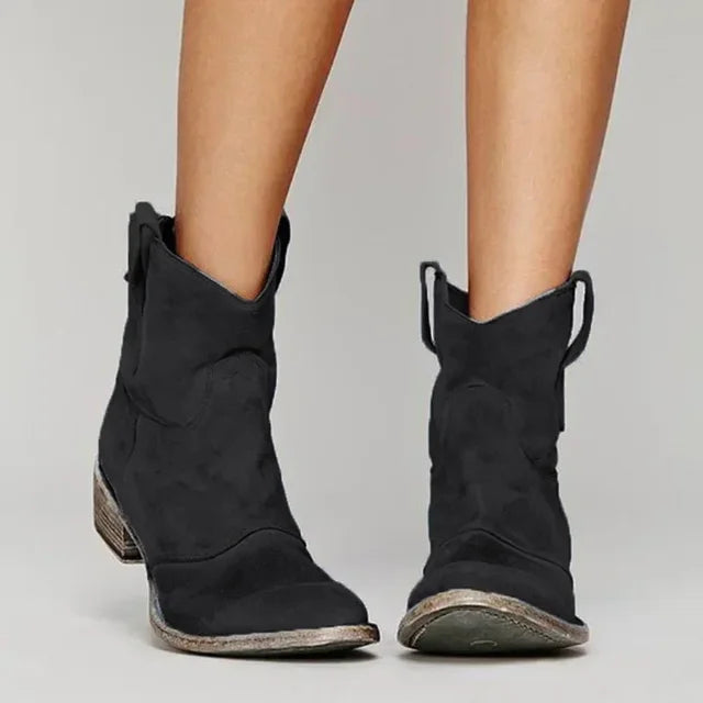 Emily™ – Lederstiefel für Knöchel