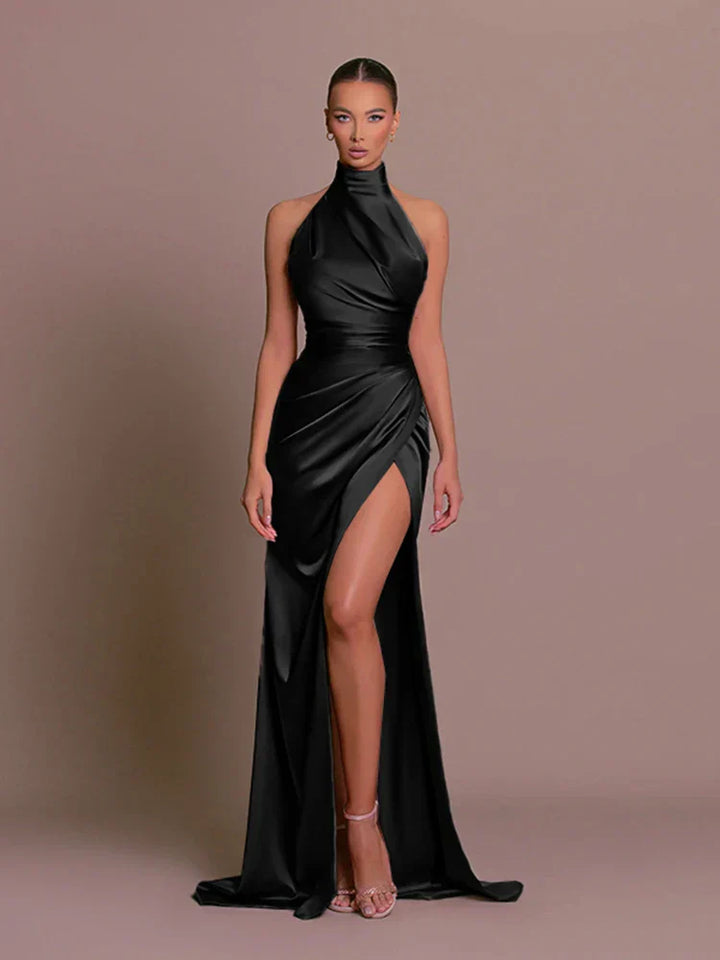 Cleo | Elegantes Kleid mit Schlitz