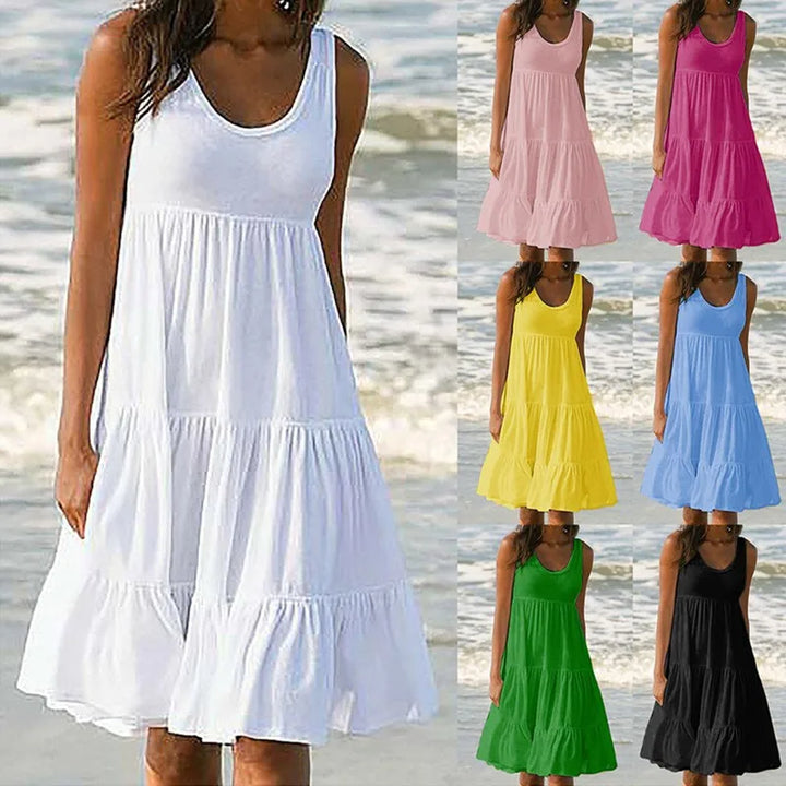 Zita | Boho ärmelloses Minikleid