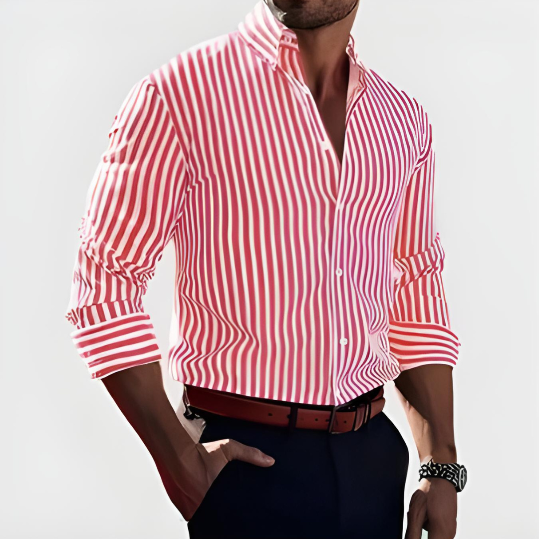 Leo | Gestreiftes Hemd „Confidence“