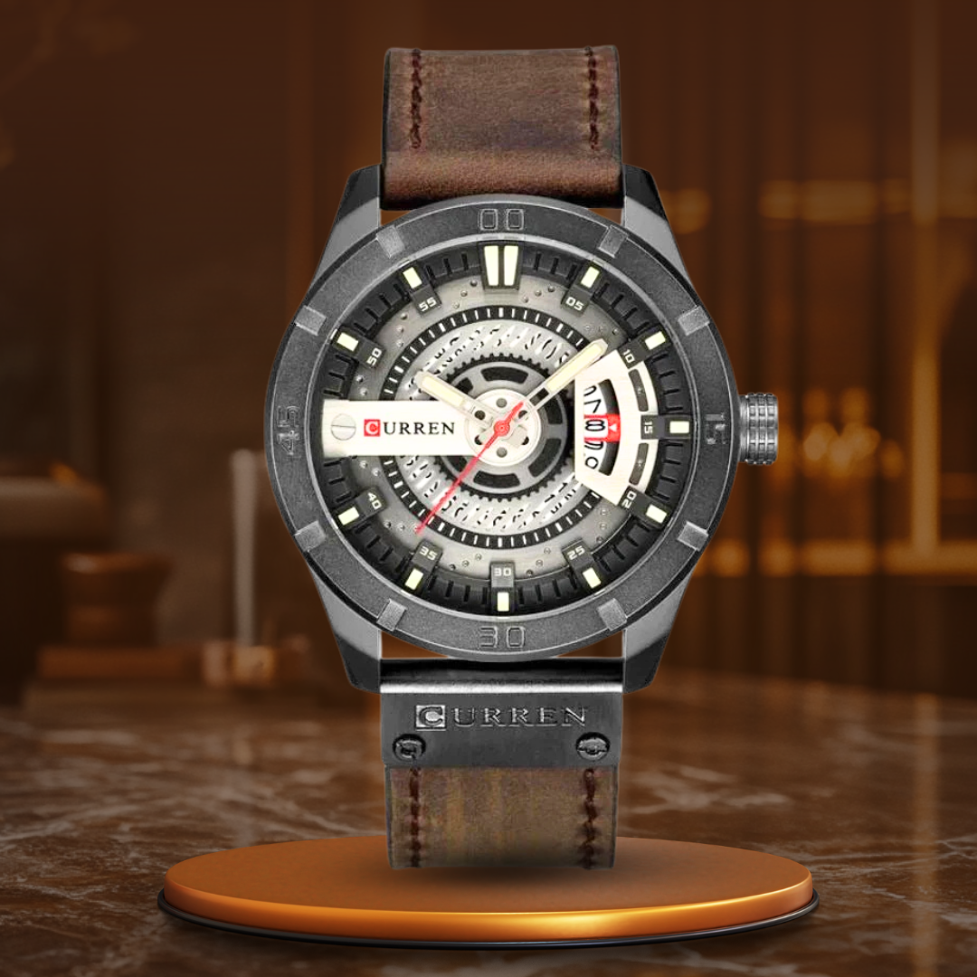 van Baerle- Sport Militär Herrenarmbanduhr mit Quarz