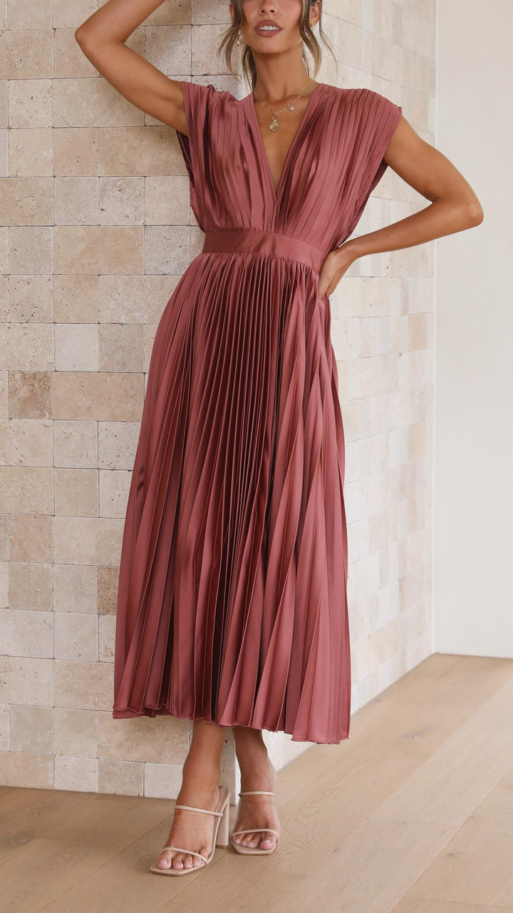 Alexis - Elegantes Faltenkleid