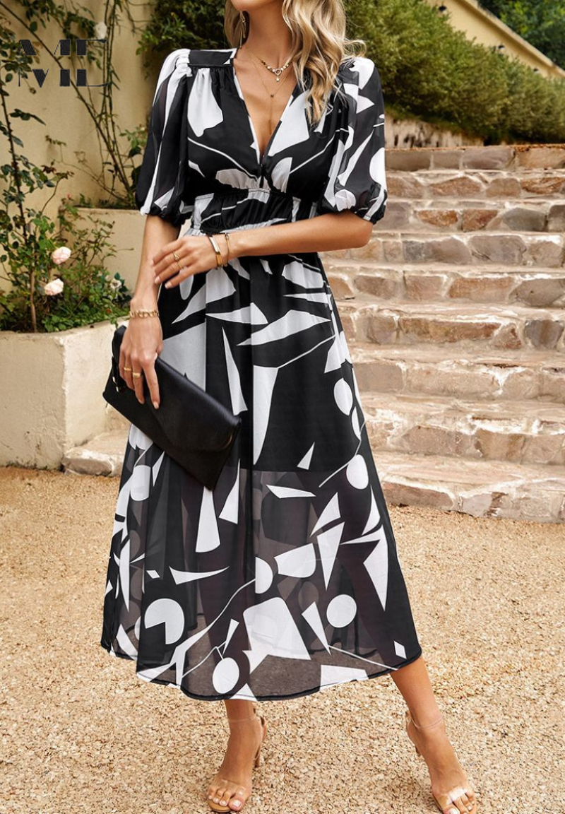 Danielle | Luxuriöse Zeitlose Midi-Kleid (Fast ausverkauft)