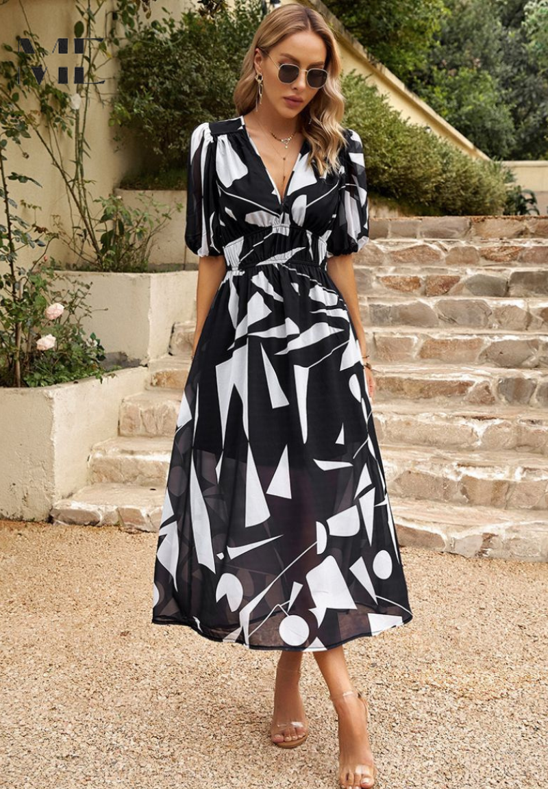 Danielle | Luxuriöse Zeitlose Midi-Kleid (Fast ausverkauft)
