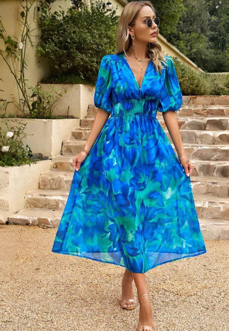 Danielle | Luxuriöse Zeitlose Midi-Kleid (Fast ausverkauft)