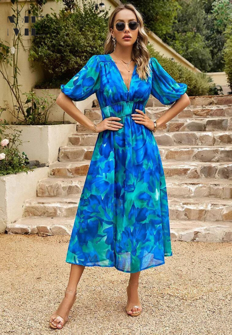 Danielle | Luxuriöse Zeitlose Midi-Kleid (Fast ausverkauft)