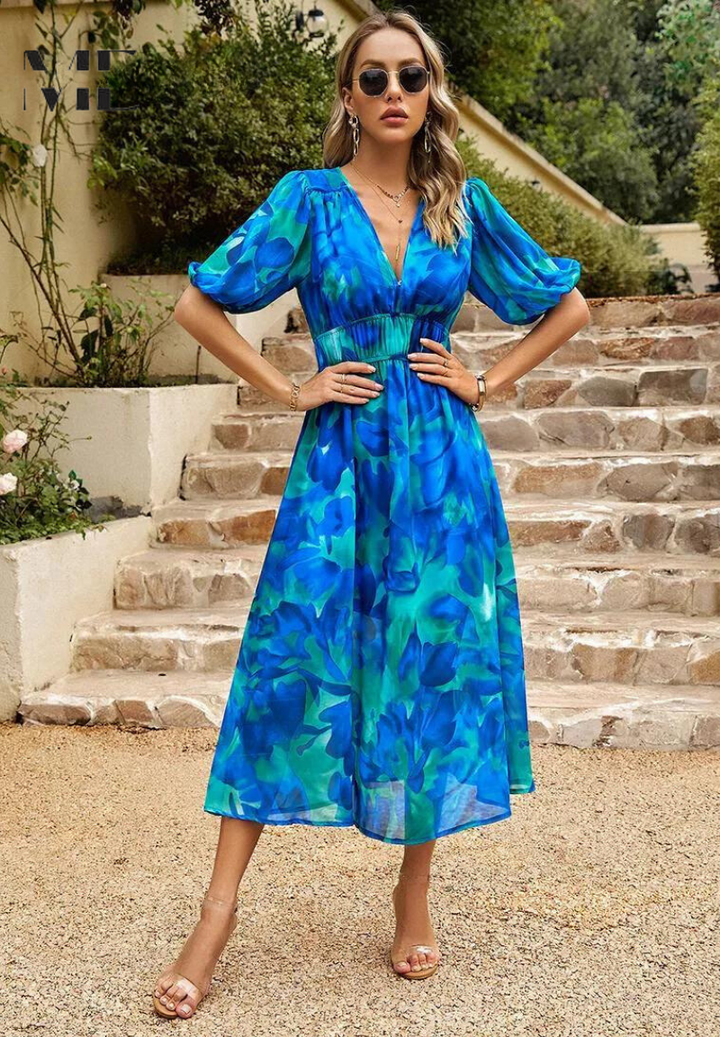 Danielle | Luxuriöse Zeitlose Midi-Kleid (Fast ausverkauft)