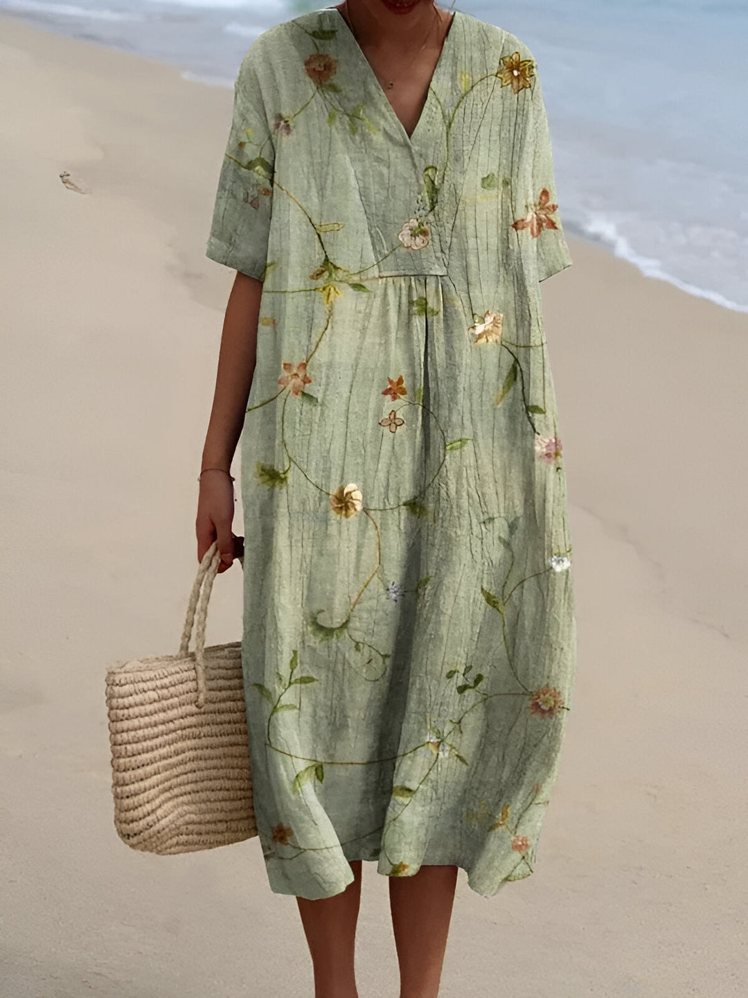 Lillian | Bedruckter Sommerbrise-Robe