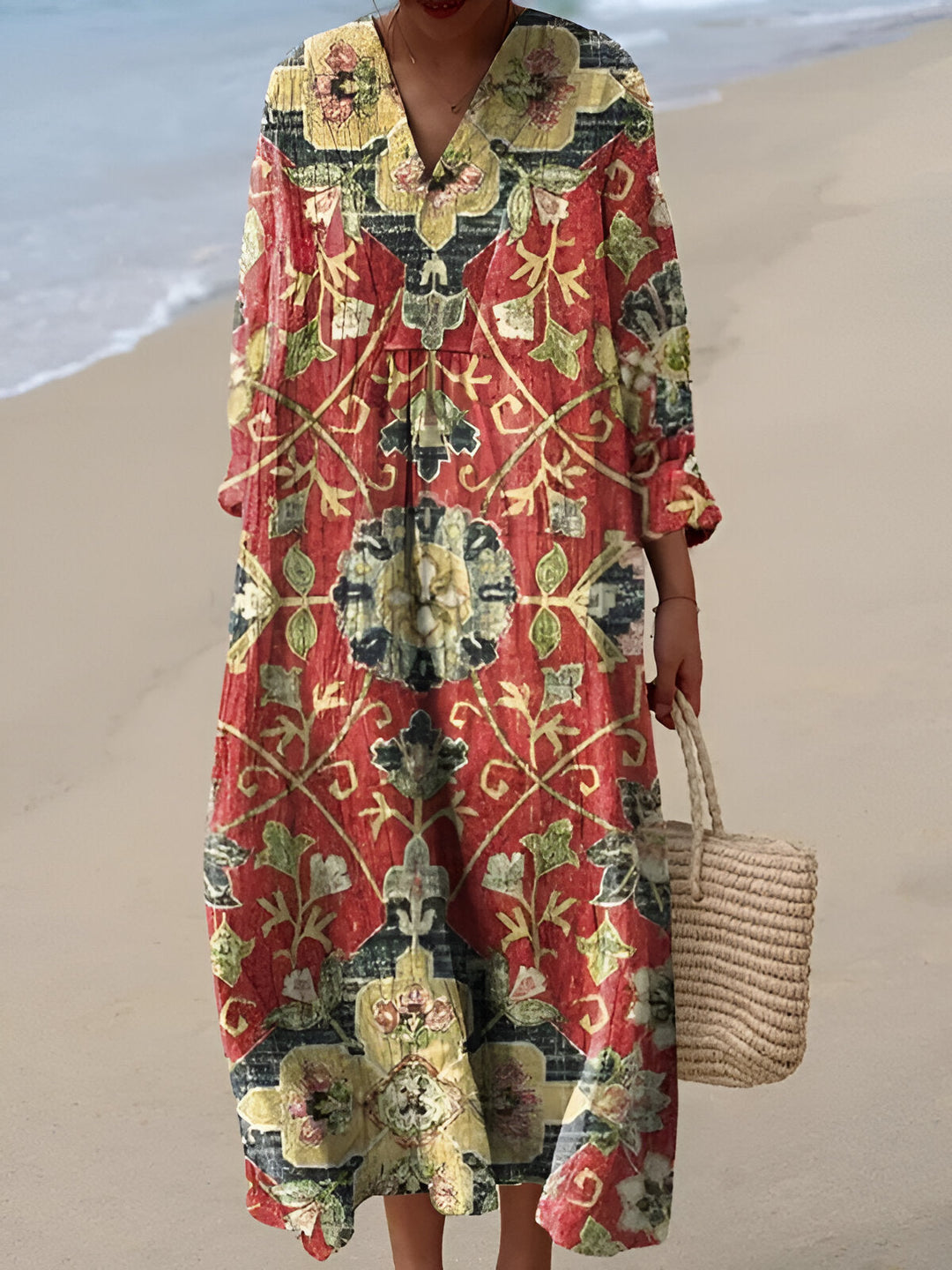 Charelle| Bedruckter Kaftan Sommerbrise