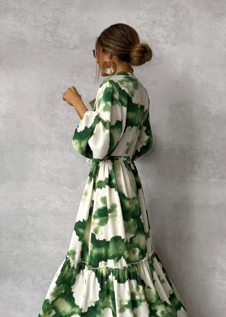 Sophia | Grüne Kleid, Elegant und Zeitloser Stil