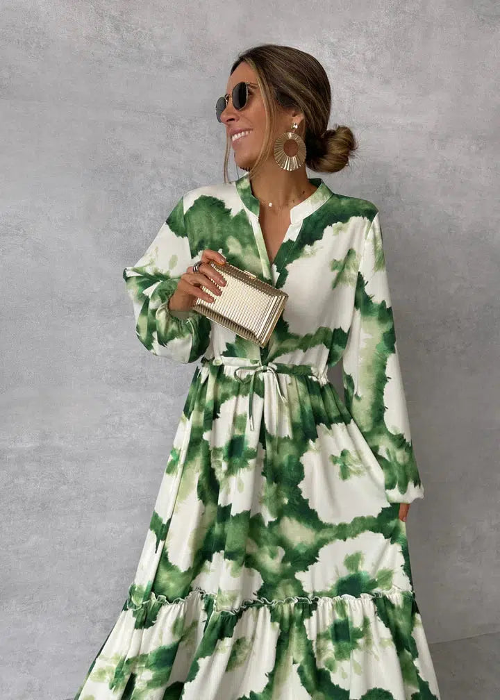 Sophia | Grüne Kleid, Elegant und Zeitloser Stil