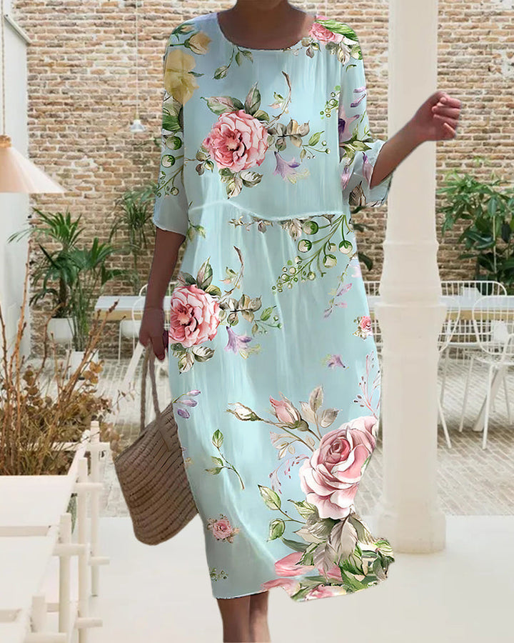 Mara | Elegante Blumenrobe