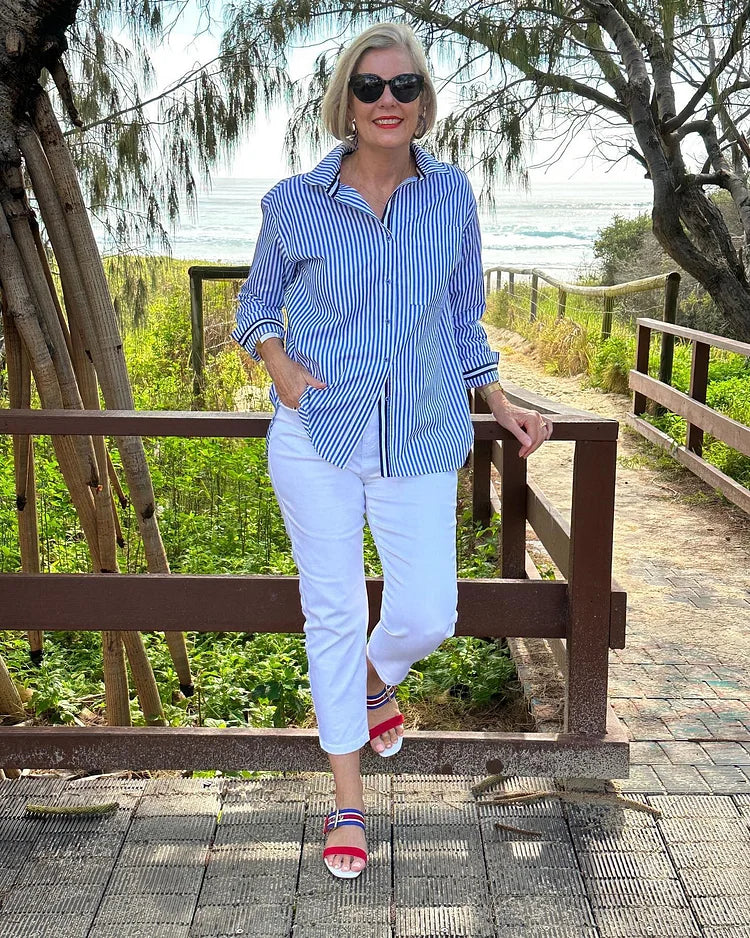 Ellen| Gestreiftes Hemd