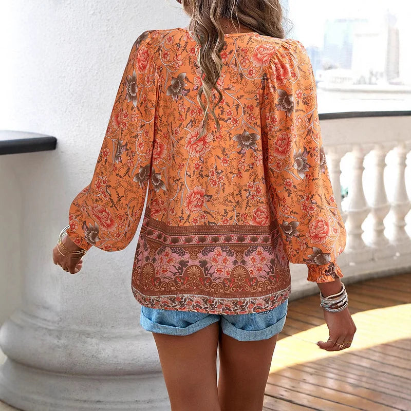 Sallie    | Oberflächendesign Bohemien-Flüssigkeit mit Blumenmuster