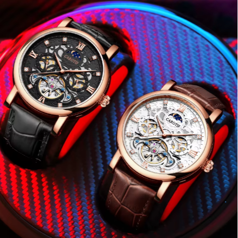 van Baerle - Geschäftliches Lederarmbanduhren