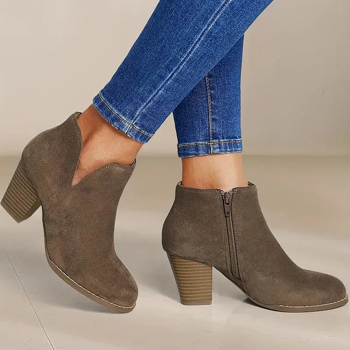 SOPHIE - Damen-Stiefeletten mit Blockabsatz