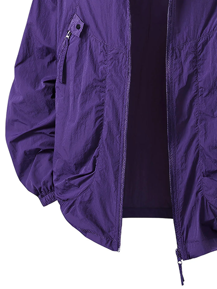 Lucan | Wasserdichter Outdoor-Windbreaker mit verstellbarer Kapuze