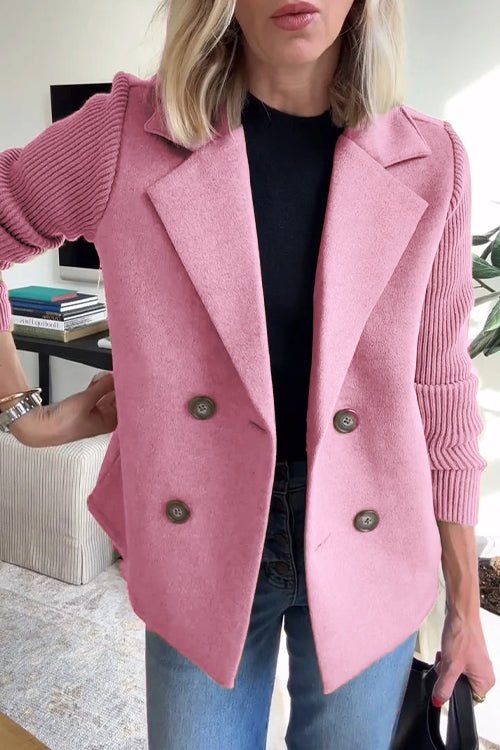 Vianne | Eleganter Blazer mit Strickärmeln