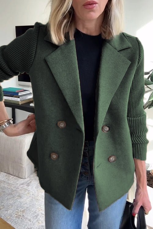 Vianne | Eleganter Blazer mit Strickärmeln
