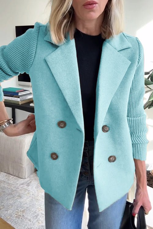 Vianne | Eleganter Blazer mit Strickärmeln