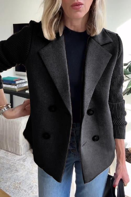 Vianne | Eleganter Blazer mit Strickärmeln