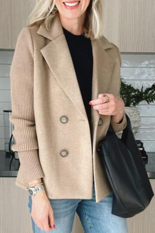 Vianne | Eleganter Blazer mit Strickärmeln