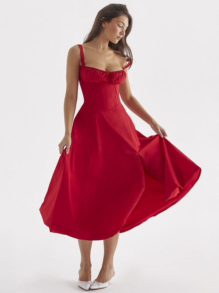 Lorivelle – Midi-Kleid mit eleganter Silhouette und zeitlosem Stil